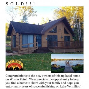 sold lake vermilion cabin