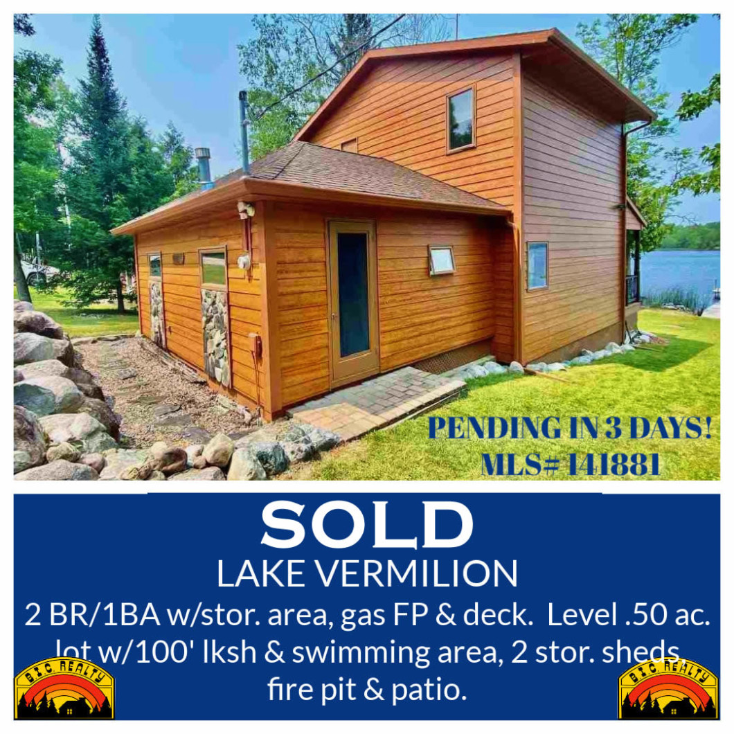 SOLD PROPERTIES Realtors servicing Lake Vermilion and the Surrounding