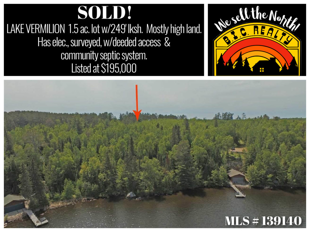 SOLD PROPERTIES Realtors servicing Lake Vermilion and the Surrounding