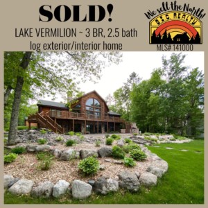 lake vermilion log home