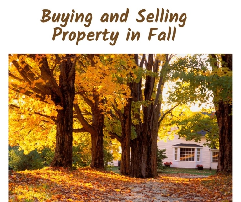 buying and selling property in fall