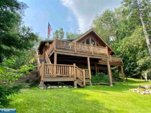 lake vermilion log home